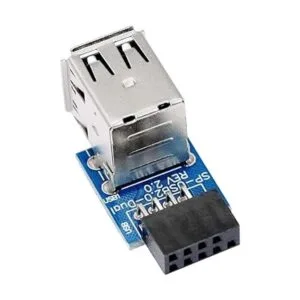 SinLoon 9pin USB 2.0 hembra Pin Dual 2 puertos USB_4