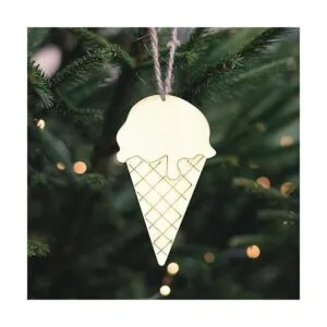 20 adornos colgantes de madera de helado para_5