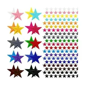 80 parches termoadhesivos con estrellas mini parches de_1