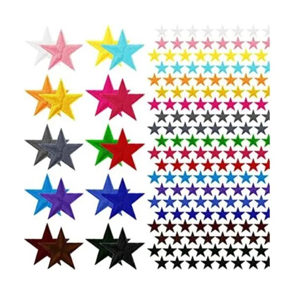 80 parches termoadhesivos con estrellas mini parches de_1