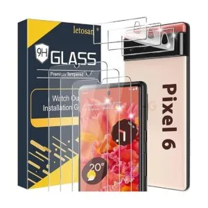 letosan Paquete de 33 Protector de pantalla de vidrio_1