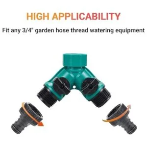 ECOESPTI Divisor de manguera de jardín divisor de_4