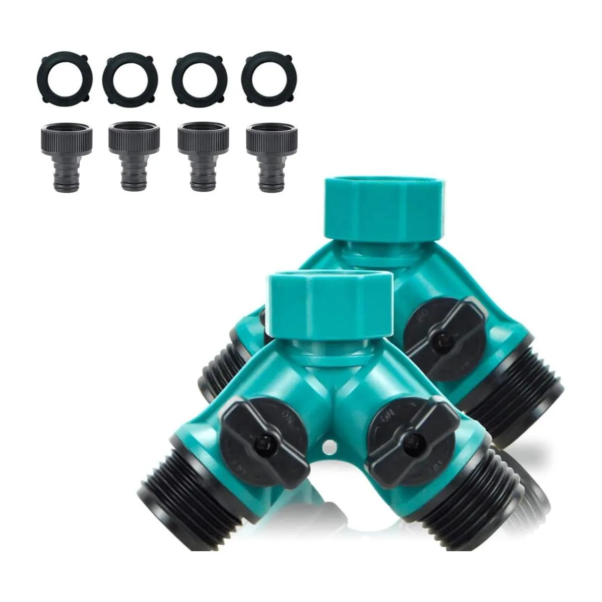 ECOESPTI Divisor de manguera de jardín divisor de_1