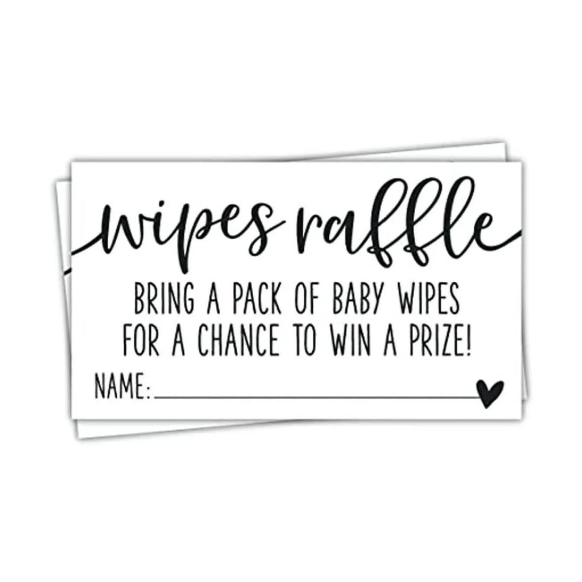 Tarjetas de boleto para rifa de 50 toallitas Juego de_1