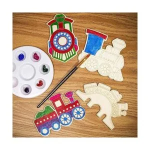 Recortes de madera para manualidades trenes de madera_2