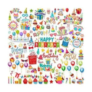 100 piezas de papel de cumpleaños troqueles de cartulina_1