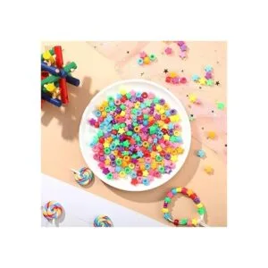500 piezas coloridas Pony Beads Star Pony Beads forma_4