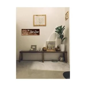 The Zen Den Letrero de pared de madera 13.7 x 4.7_3