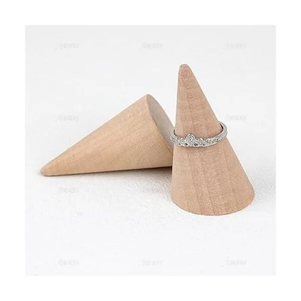 AUEAR Paquete de 10 anillos pequeños de madera natural_7
