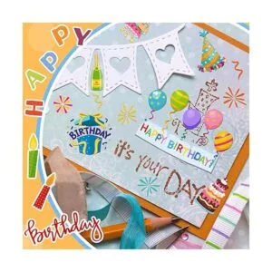 100 piezas de papel de cumpleaños troqueles de cartulina_6