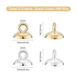 SUNNYCLUE 1 caja de 200 piezas de 2 colores de cuentas_2