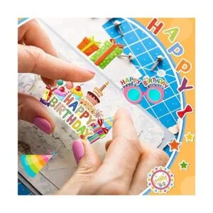 100 piezas de papel de cumpleaños troqueles de cartulina_7