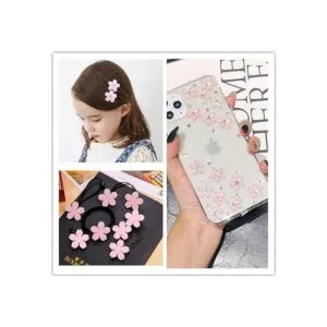 MSCFTFB 30 piezas de resina mixta de flores de Sakura con_7