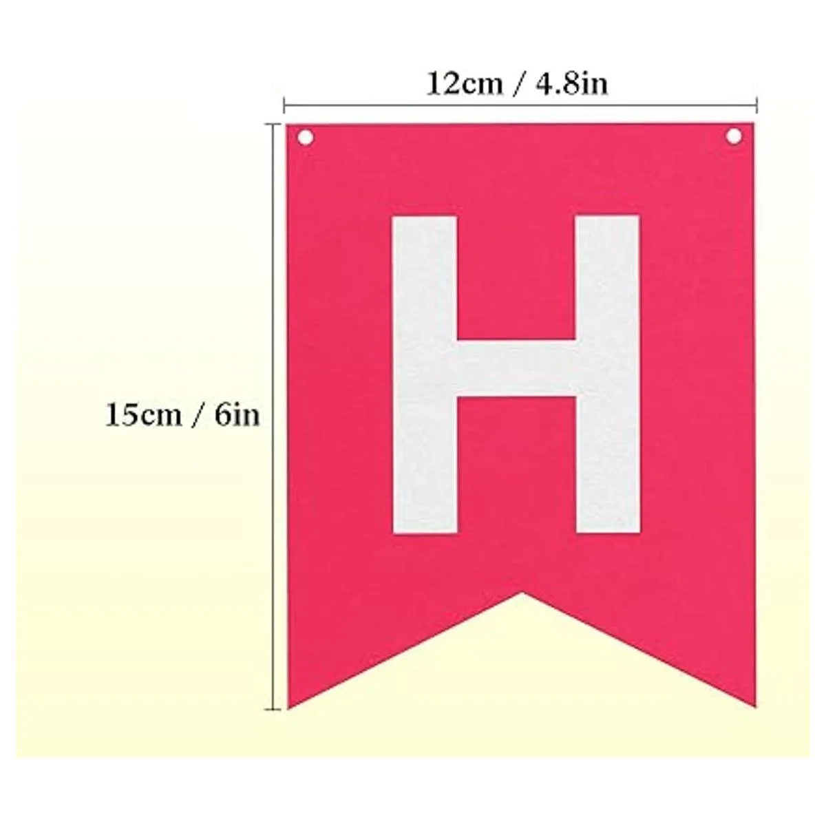 Banner de feliz cumpleaños colorido guirnalda de_3