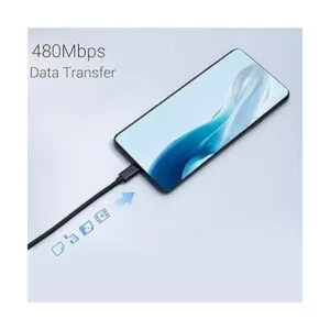 SUMPK Cable USB C de 1 pie paquete de 4 unidades carga_3