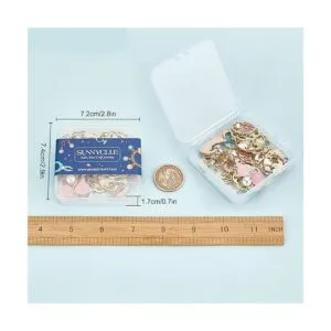 SUNNYCLUE 1 caja de 24 colgantes de esmalte de gato y_7