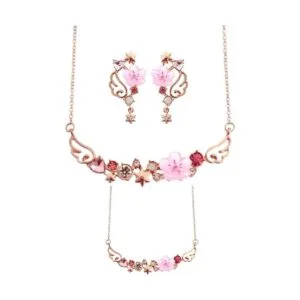 MSCFTFB 30 piezas de resina mixta de flores de Sakura con_6