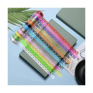 12 rollos de cinta adhesiva Washi 0.630 in de ancho_3
