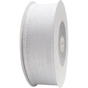 VATIN Cinta de arpillera blanca con alambre de 112_5