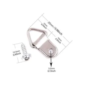 110 piezas de ganchos triangulares con forma de anillo_2