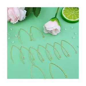 Aylifu 40 ganchos hipoalergénicos para pendientes de_7