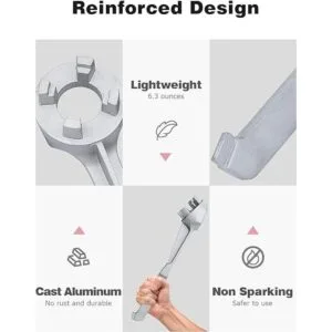 Mellbree Llave de tambor de aluminio llave de tambor_2