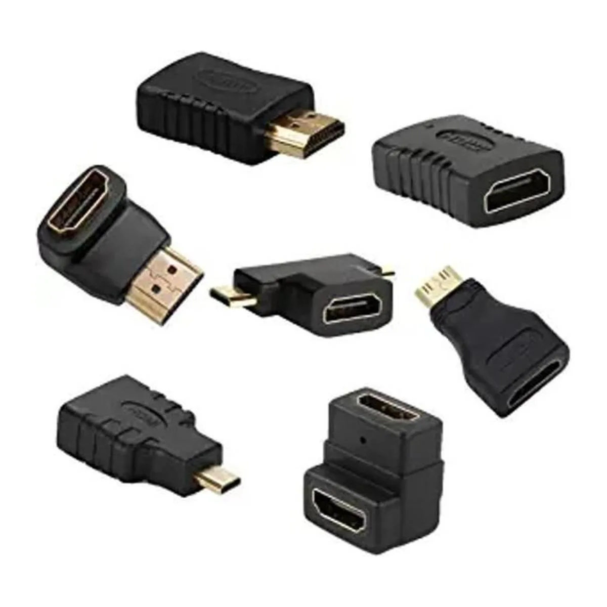Kit de adaptadores Hdmi 7 adaptadores Mini Hdmi a Micro_1