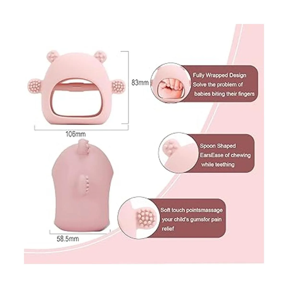 Los juguetes de dentición para bebés alivian el dolor de_3