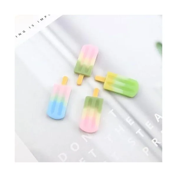 40 piezas 3D IceLolly Flatback Resina Charm Surtido Sin_4