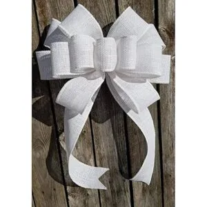 VATIN Cinta de arpillera blanca con alambre de 112_6