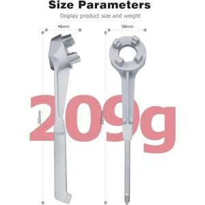 Mellbree Llave de tambor de aluminio llave de tambor_7