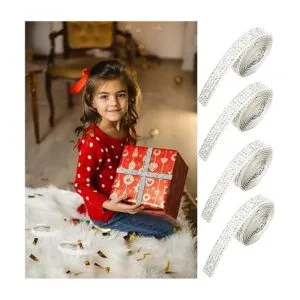 MOODKEY 6 rollos de cinta de diamantes de imitación de_3