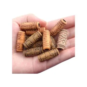 Aylifu Cuentas de tubo para el cabello 60 cuentas de_6