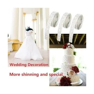 MOODKEY 6 rollos de cinta de diamantes de imitación de_6