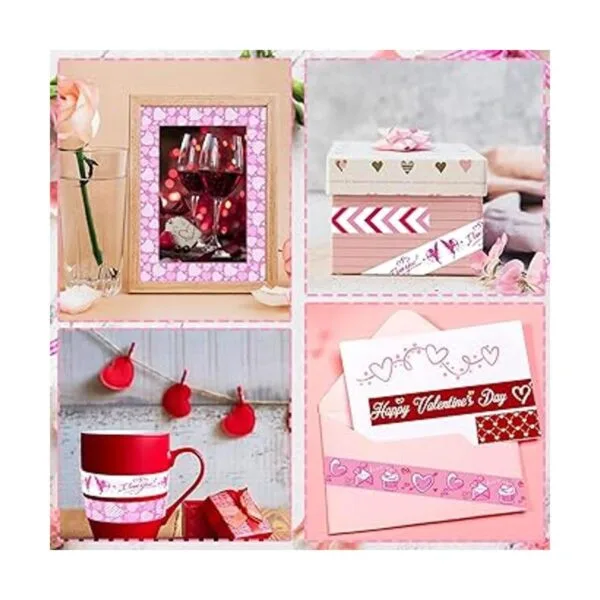 SANNIX 12 rollos de cinta Washi para el día de San_7
