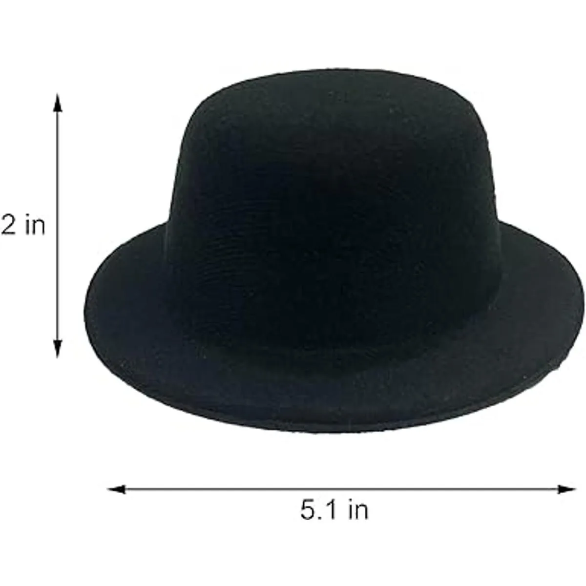 Mini Top Hat Miniature Formal Hats Felt Colorful for_2