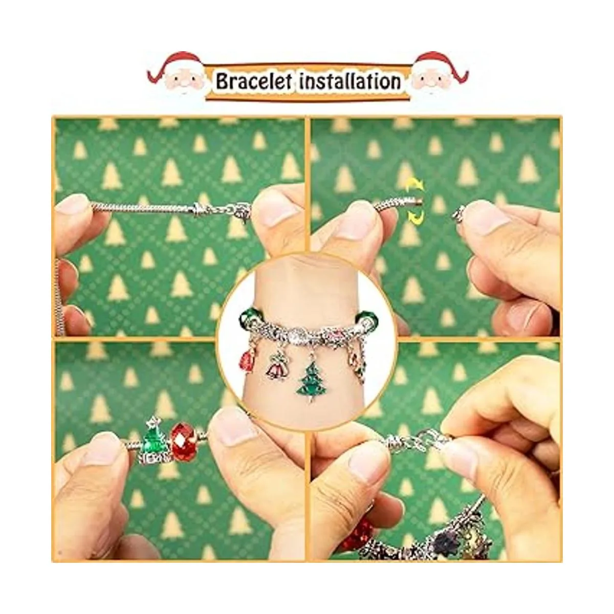 Pulseras de calendario de Adviento de Navidad 2022 para_6