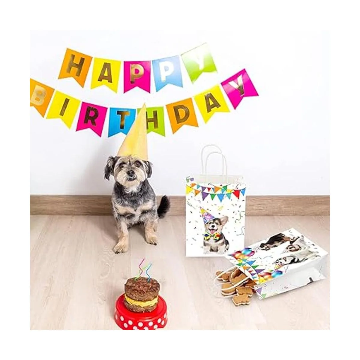 12 bolsas de golosinas para perros recuerdos de fiesta de_6