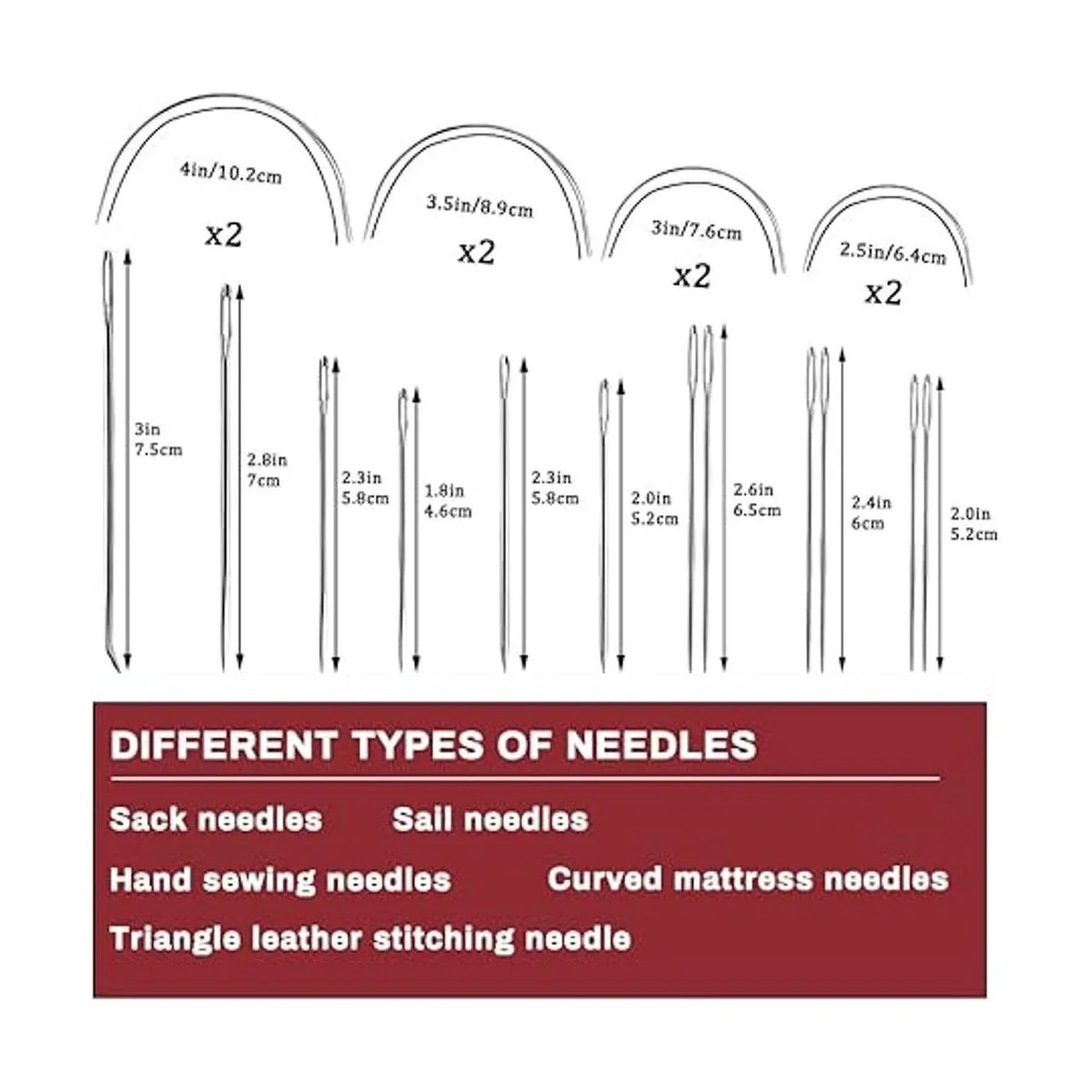 Kit de costura de cuero herramientas de trabajo de cuero_3