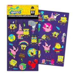 Juego de pegatinas de Bob Esponja para niños niños_3