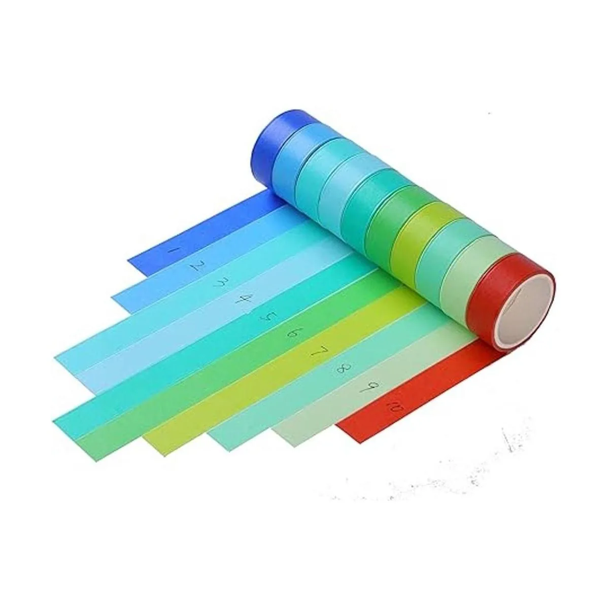 Juego de 30 rollos de cinta adhesiva Washi 0.591 in de_3