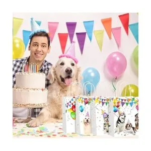 12 bolsas de golosinas para perros recuerdos de fiesta de_5