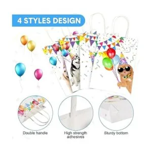 12 bolsas de golosinas para perros recuerdos de fiesta de_3