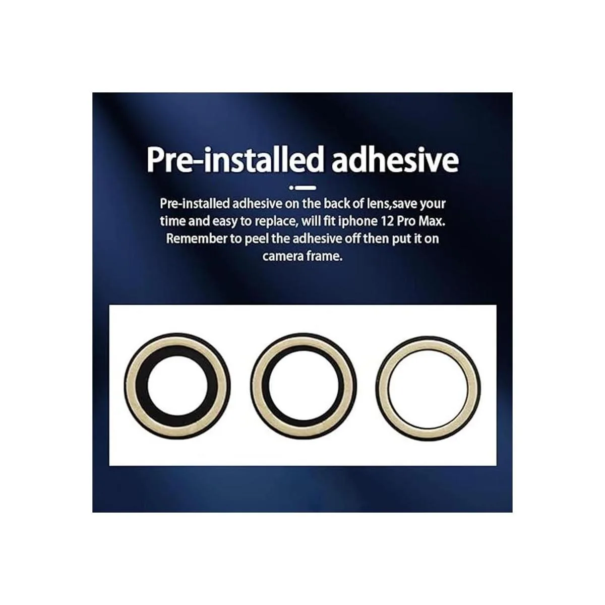 Perzework Reemplazo de lente de cristal Saphire para_4