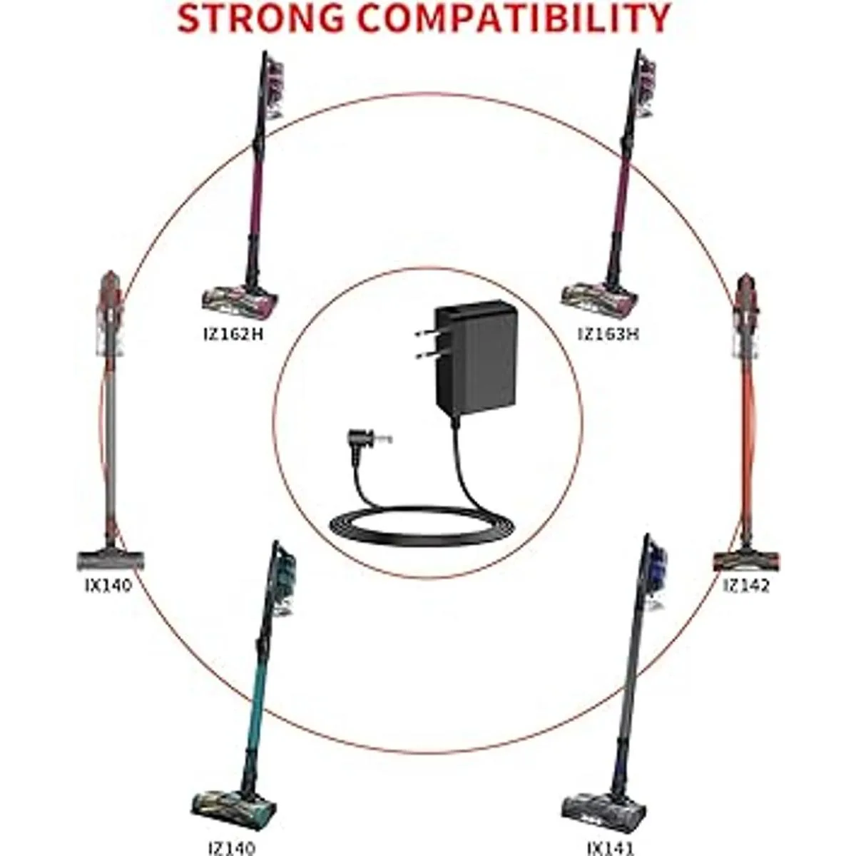 MEROM Cargador para Shark Rocket Pet Pro de repuesto al_6