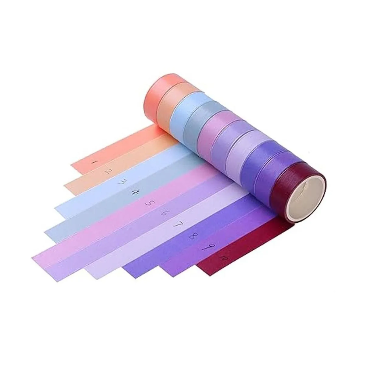 Juego de 30 rollos de cinta adhesiva Washi 0.591 in de_4