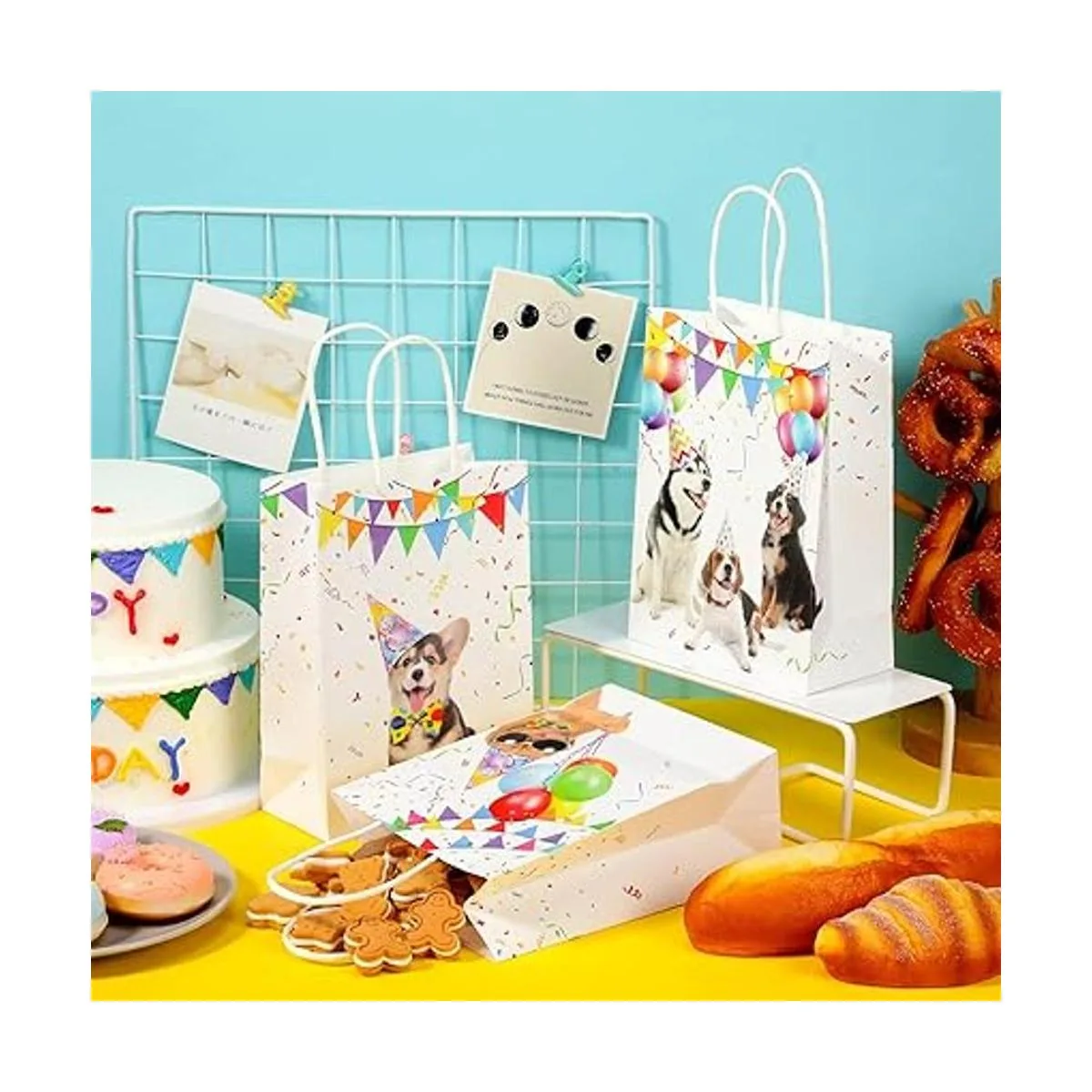 12 bolsas de golosinas para perros recuerdos de fiesta de_4