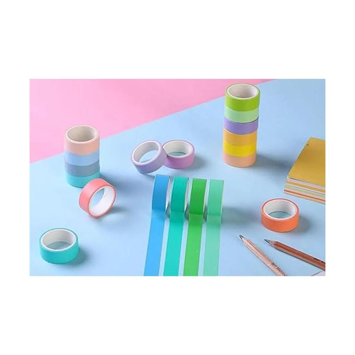 Juego de 30 rollos de cinta adhesiva Washi 0.591 in de_2