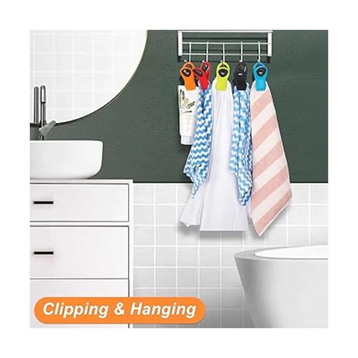 Jetmore Paquete de 16 clips para bolsas de chips clips_3