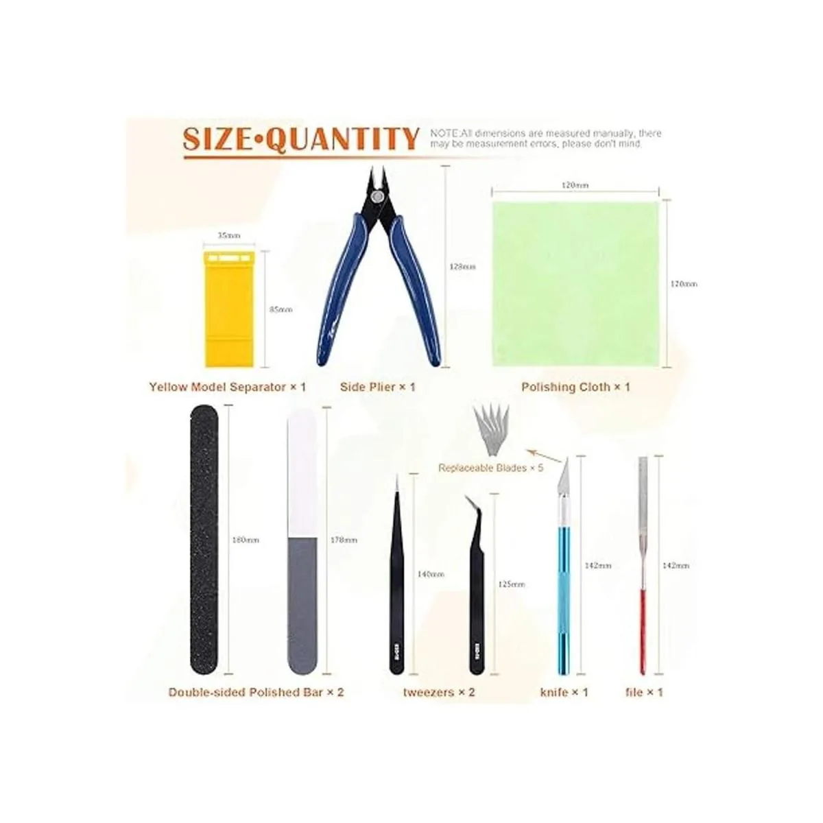 Rustark Juego de 10 piezas de herramientas de modelado_2